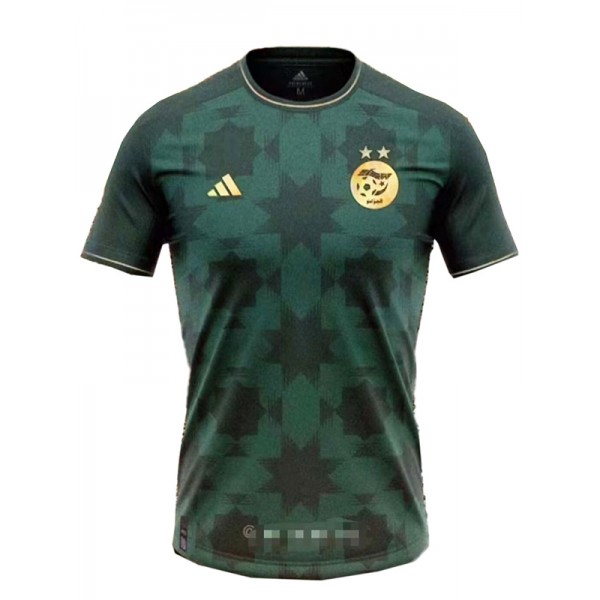 Algeria versione giocatore maglia da calcio uniforme da calcio verde kit da calcio da uomo top camicia sportiva 2023